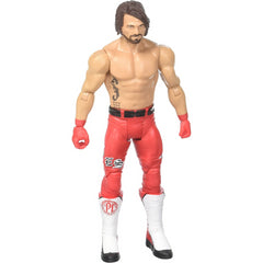 WWE Basic Series 78 Mattel Wrestling Action Figure - AJ Style Red Attire Costume