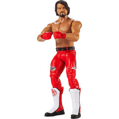 WWE Basic Series 78 Mattel Wrestling Action Figure - AJ Style Red Attire Costume