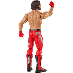 WWE Basic Series 78 Mattel Wrestling Action Figure - AJ Style Red Attire Costume