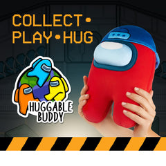 Among Us Series 2 Huggable Plush Crewmate Figure 30cm - Red Blue Hat