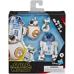 Star Wars Galaxy of Adventures R2-D2, BB-8, D-O Action Figure 3-Pack, 5" Droids