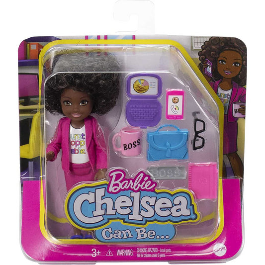 Barbie Chelsea Can Be Playset With Brunette Chelsea Boss Doll With Accessories