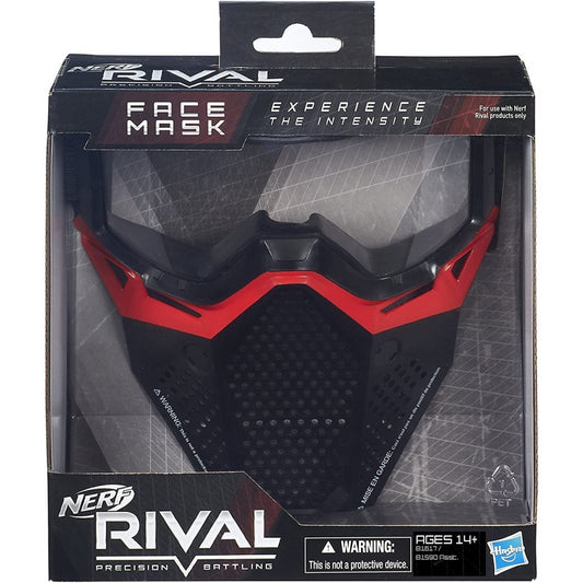 Nerf Rival Face Mask For indoor and Outdoor Play - Red