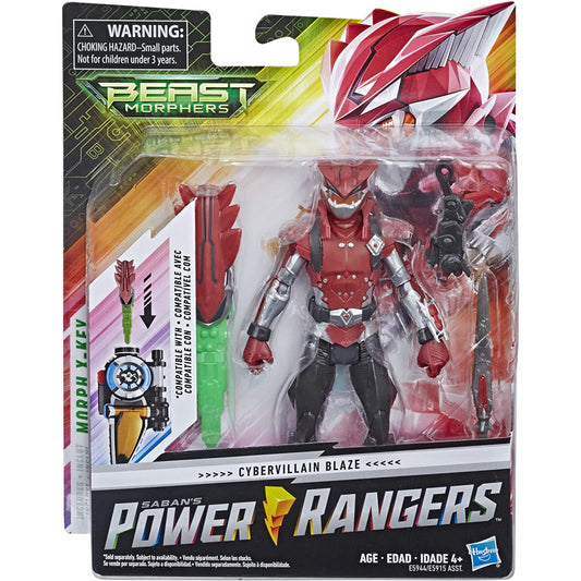 Power Rangers Beast Morphers Cybervillain Blaze 6 inch Action Figure