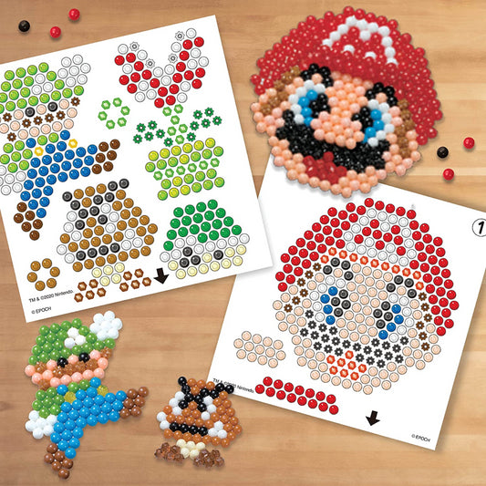 Aquabeads Creation Cube Super Mario Bros with 2500 Beads in 30 Colours