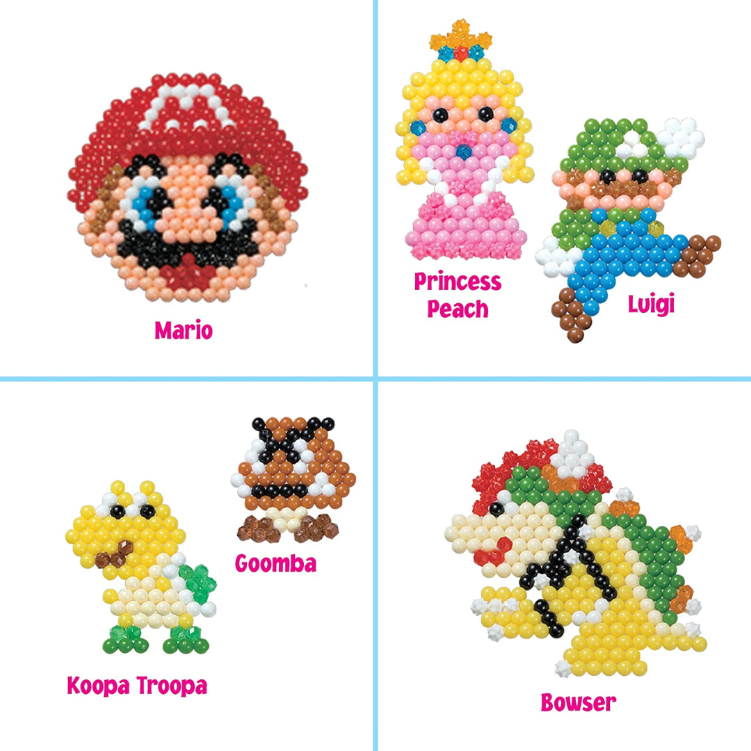 Aquabeads Creation Cube Super Mario Bros with 2500 Beads in 30 Colours –  Maqio