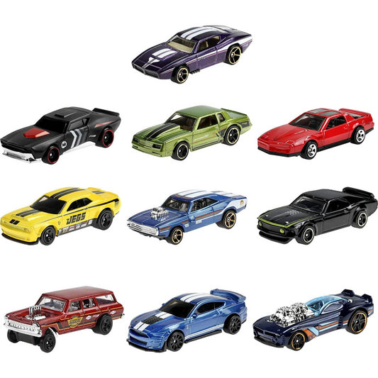 Hot Wheels Mini Collection 10 - Pack 1:64 Cars - Muscle Mania