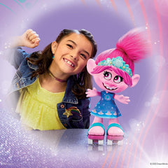 DreamWorks Trolls World Tour Dancing Hair Poppy Interactive Doll