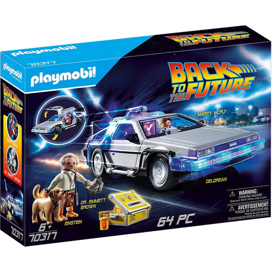 Playmobil 70317 Back to the Future DeLorean Play Motor Vehicle Playset