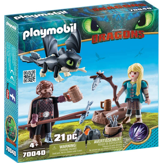 Playmobil 70040 DreamWorks Hiccup and Astrid with Baby Dragon