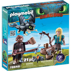 Playmobil 70040 DreamWorks Hiccup and Astrid with Baby Dragon