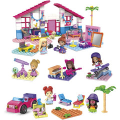 MEGA Construx Barbie Malibu Building Sets Bundle 440 Bricks and Pieces