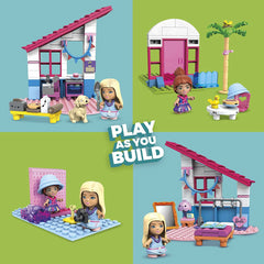 MEGA Construx Barbie Malibu Building Sets Bundle 440 Bricks and Pieces