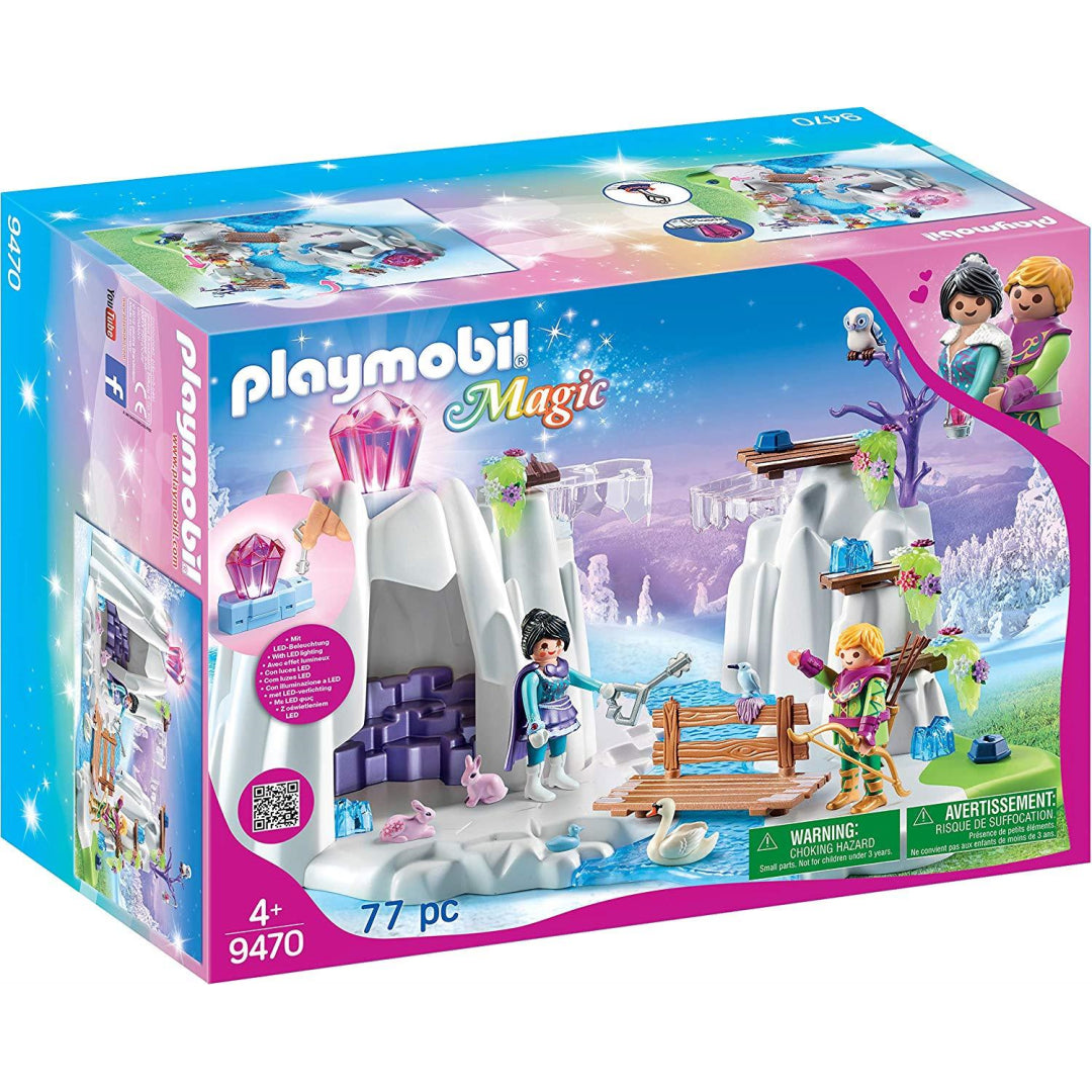 Playmobil 9470 Magic Crystal Diamond Hideout with Shiny Crystal Electronic Toy Playset - Maqio