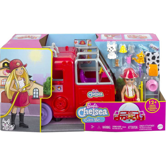 Barbie Chelsea Fire Truck Playset & Chelsea Doll