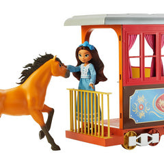 Spirit Untamed Lucky's Train Home New inc Doll