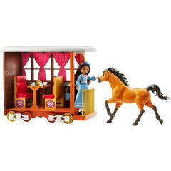 Spirit Untamed Lucky's Train Home New inc Doll
