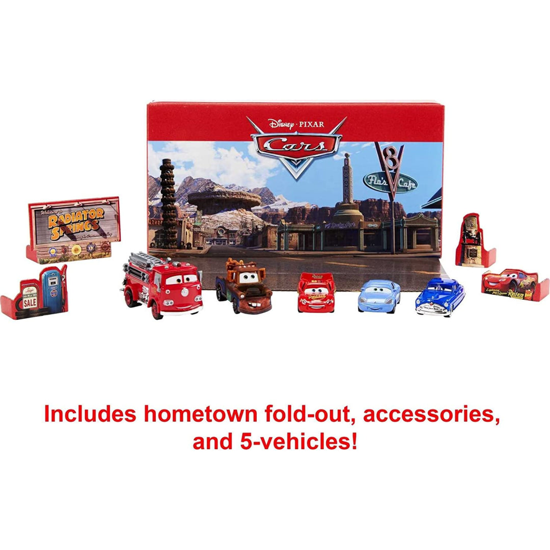 Disney Pixar Cars 5 Pack Vehicle Collection 4 Characters and 1