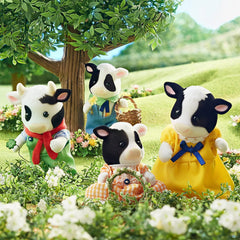 Sylvanian Families Fresian Cow Family Dolls Figures and Accessories