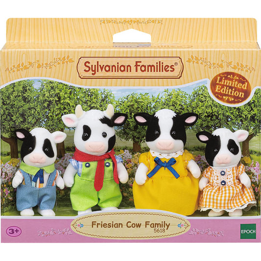 Sylvanian Families Fresian Cow Family Dolls Figures and Accessories