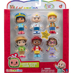 Cocomelon 6 Pack Play Figures Career Friends Figures