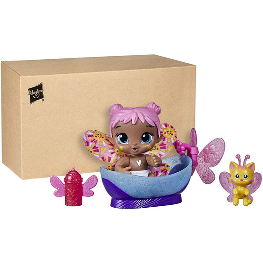 Baby Alive Glo Pixies Minis Glow-in-The-Dark Doll 3.75 inch - Bubble Sunny