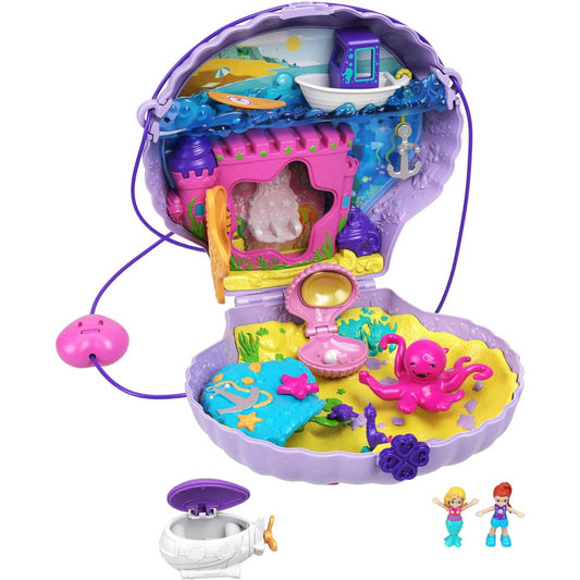 Polly Pocket Tiny Power Seashell Purse Playset