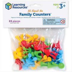 Learning Resources All About Me Family Counters Bag of 24 Figures