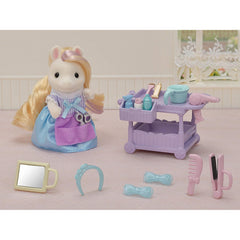 Sylvanian Families Pony's Hair Stylist Set Figure and Accessories