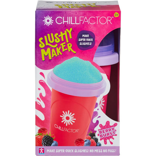 Chillfactor Home Made Squeeze Cup Slushy Maker - Berry Burst