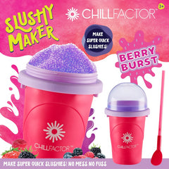 Chillfactor Home Made Squeeze Cup Slushy Maker - Berry Burst