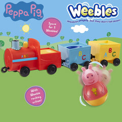 First Peppa Pig Toy Weebles Pull Along Wobbily Train