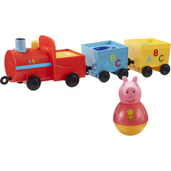 First Peppa Pig Toy Weebles Pull Along Wobbily Train