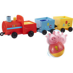First Peppa Pig Toy Weebles Pull Along Wobbily Train