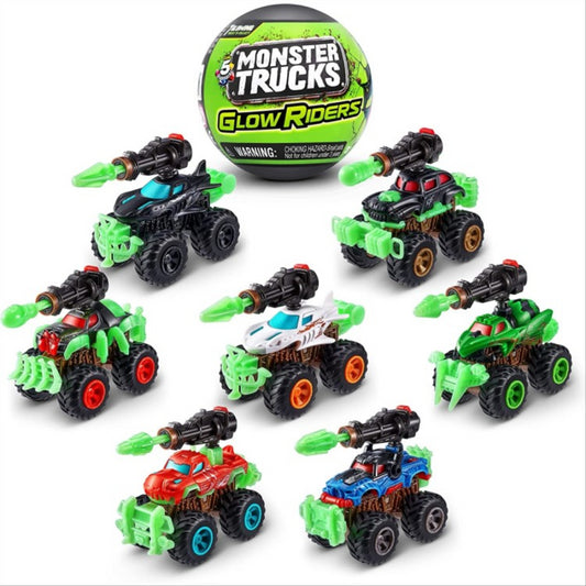 Zuru 5 Surprise Blind Ball Monster Trucks Glow Riders