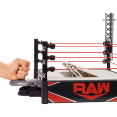 WWE 3 Count Kickout Ring 52cm x 41cm x 32cm & Launcher