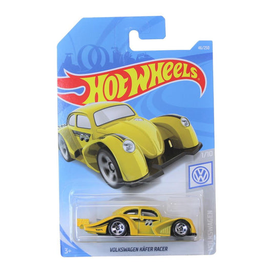 Hot Wheels Die-Cast Vehicle Volkswagen Kafer Racer Yellow