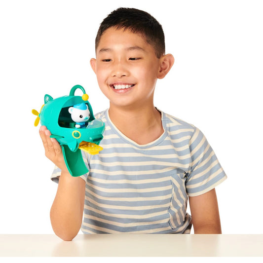 Octonauts Above & Beyond Deluxe Toy Vehicle & Figure - Gup-A Captain Barnacles