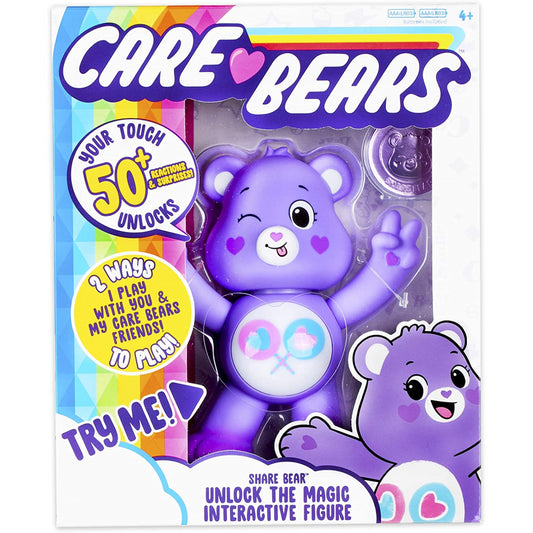 Care Bears Unlock The Magic Interactive Figure - Share Bear