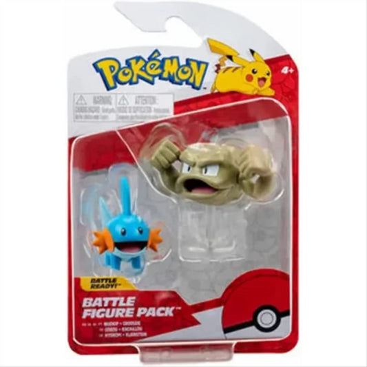 Pokemon Battle Figure 7cm - Mudkip and Geodude