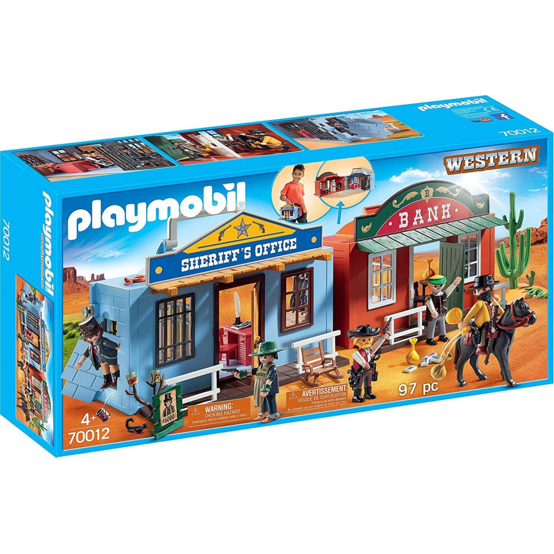 Playmobil 70012 Take Along Western City Toy - Maqio