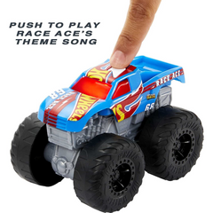 Hot Wheels Monster Trucks Roarinâ€™ Wreckers Race Ace Truck
