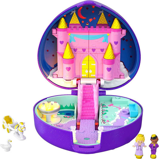 Polly Pocket Mini Royal Dolls and Carriage Playset