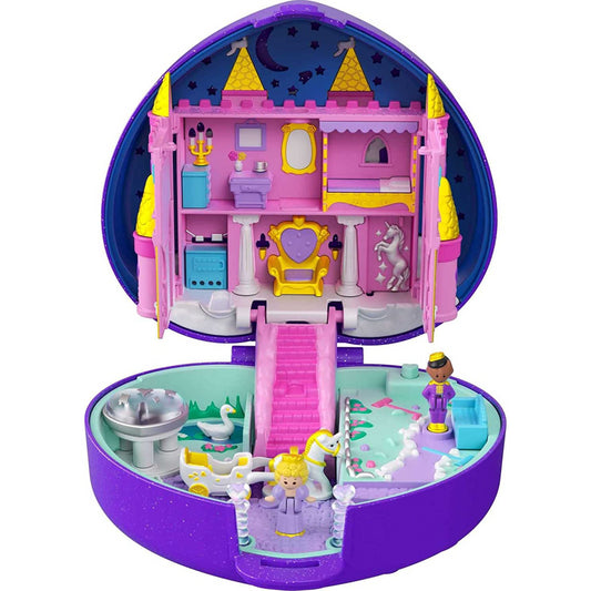 Polly Pocket Mini Royal Dolls and Carriage Playset