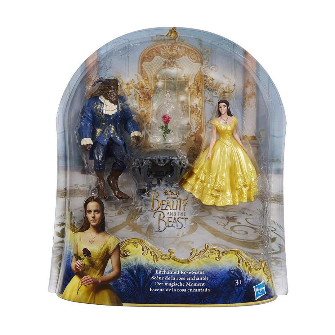 Disney Princess B9169 Beauty and the Beast Enchanted Rose Scene Toy Playset - Maqio