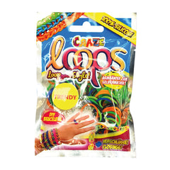 Craze Loops Starter pack Mix Colours 100 Pack - Trendy