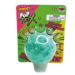 Pop Trix Fidget Sensory Toy Ball - Turquoise
