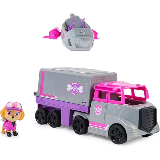 Paw Patrol Big Truck Pups Transforming Toy Truck with Action Figure - Skye