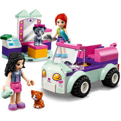 LEGO Friends 41439 Cat Grooming Car Toy Animal Playset with Mini-Dolls