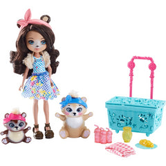 Enchantimals Paws for a Picnic Doll Set with Pets